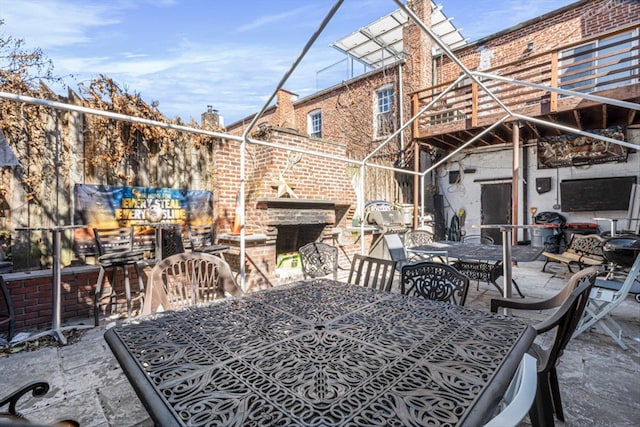 83-18 Parsons Blvd, Jamaica, NY 11431 - view of patio featuring outdoor dining space