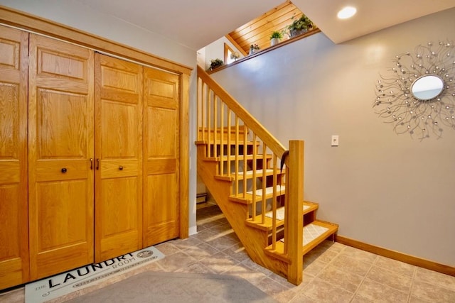 19 W Mitchell St, Smallwood, NY 12778 - stairway featuring baseboards