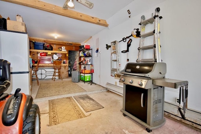 19 W Mitchell St, Smallwood, NY 12778 - kitchen with beam ceiling