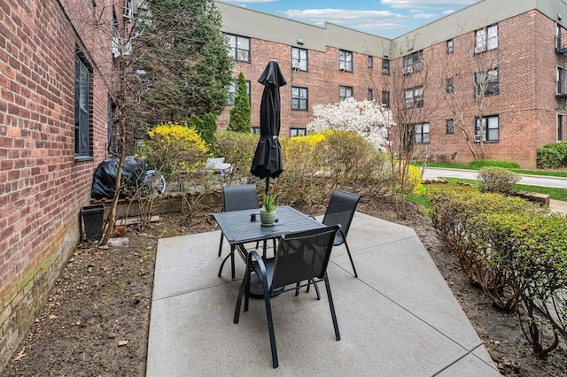 view of patio / terrace with outdoor dining area