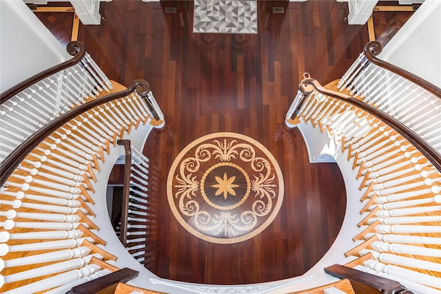 view of stairs