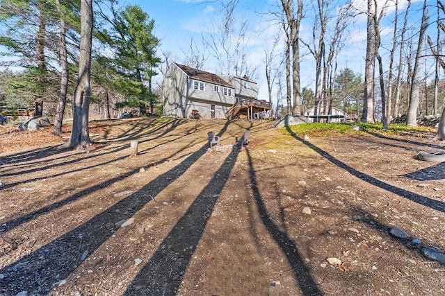 exterior space featuring driveway