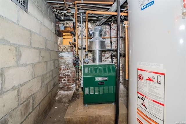 3440 Fulton St, Brooklyn, NY 11208 - utility room with gas water heater