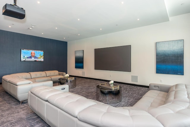 100 Garvies Point Rd Unit 1237, Glen Cove, NY 11542 - living room with carpet, an accent wall, and baseboards
