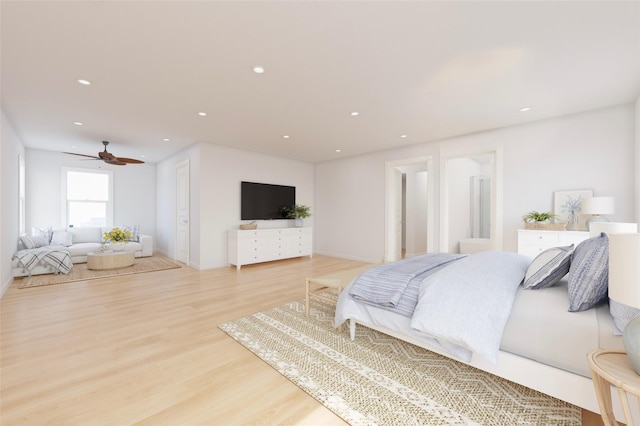 62 Rochester Ave, Long Beach, NY 11561 - bedroom with wood finished floors and recessed lighting