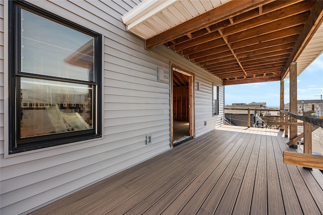 62 Rochester Ave, Long Beach, NY 11561 - view of wooden terrace