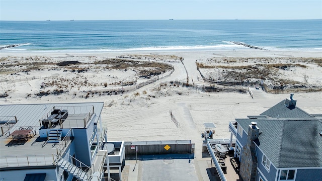 62 Rochester Ave, Long Beach, NY 11561 - aerial view with a water view and a beach view