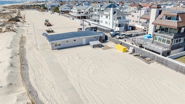 62 Rochester Ave, Long Beach, NY 11561 - aerial view featuring a view of the beach and a residential view