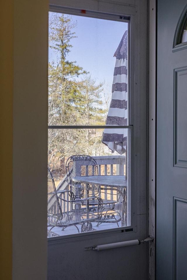 view of room details