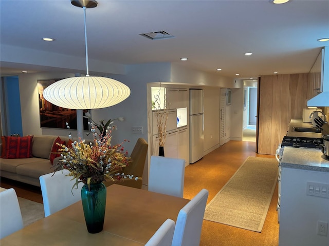164-33 97th St, Howard Beach, NY 11414 - dining area with recessed lighting and visible vents