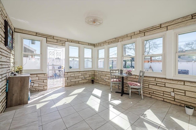 1075 Frances Dr, Valley Stream, NY 11580 - sunroom / solarium featuring healthy amount of natural light and tile patterned flooring