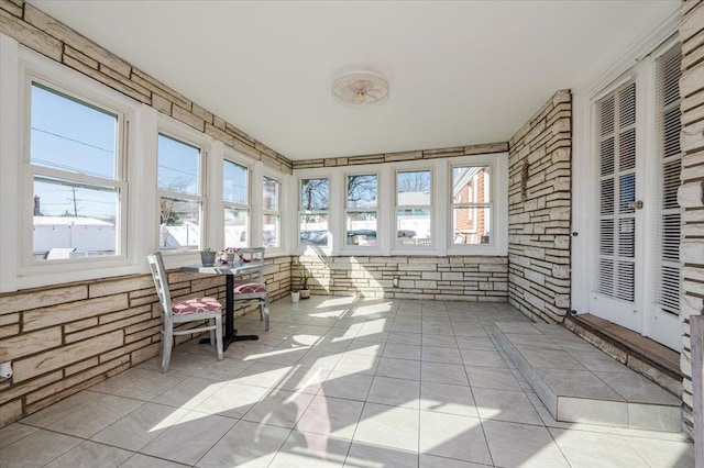 1075 Frances Dr, Valley Stream, NY 11580 - sunroom featuring tile patterned flooring