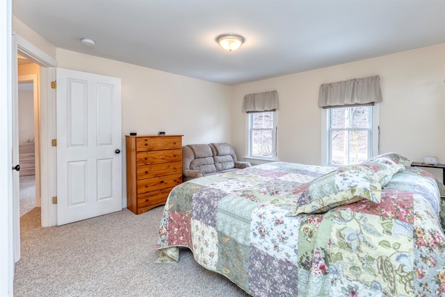 bedroom with carpet flooring
