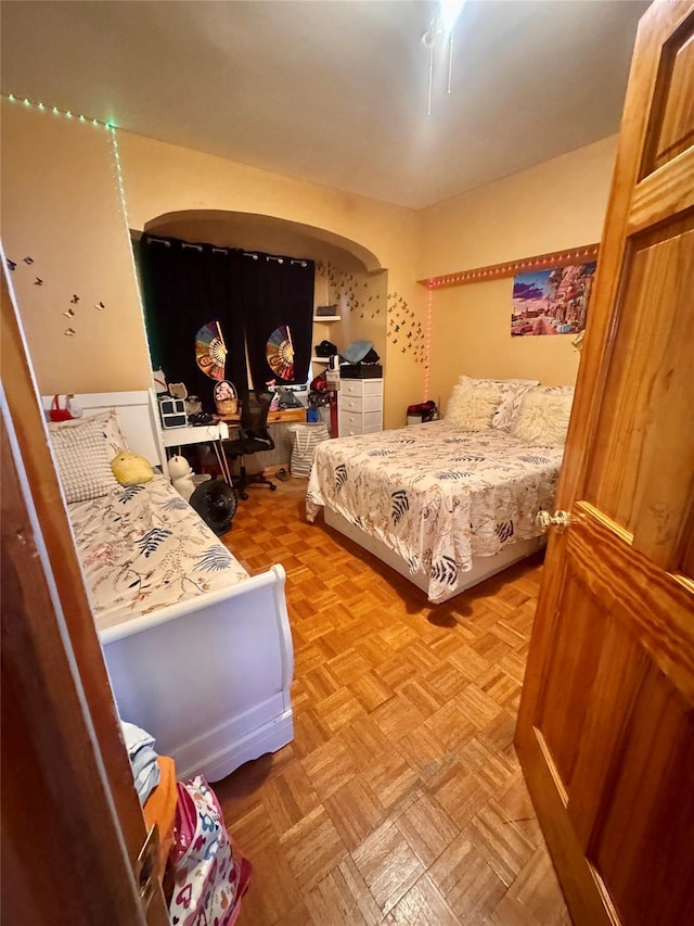 101-16 32nd Ave, East Elmhurst, NY 11369 - bedroom with arched walkways