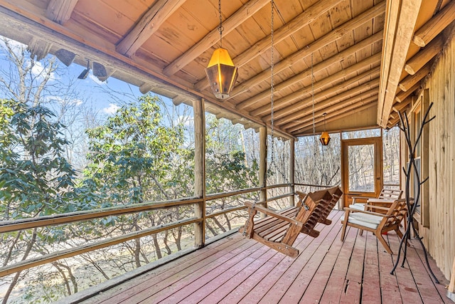 79 Torre Rock Rd, Red Hook, NY 12571 - view of wooden terrace