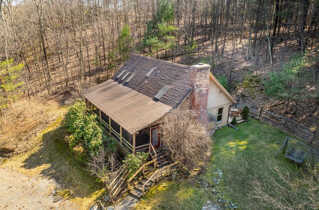 79 Torre Rock Rd, Red Hook, NY 12571 - view from above of property