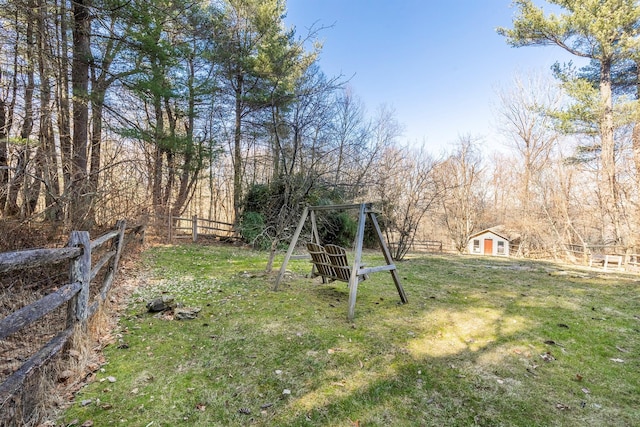 79 Torre Rock Rd, Red Hook, NY 12571 - fenced backyard with an outbuilding