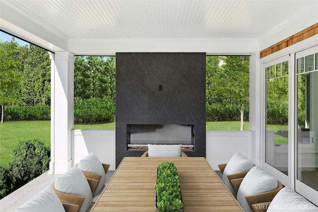 25 Fresh Pond Rd, North Haven, NY 11963 - view of sunroom