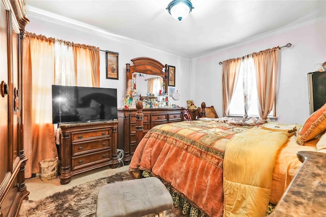183-65 Elmira Ave, Saint Albans, NY 11412 - bedroom featuring ornamental molding and carpet