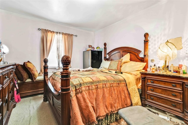 183-65 Elmira Ave, Saint Albans, NY 11412 - carpeted bedroom featuring ornamental molding