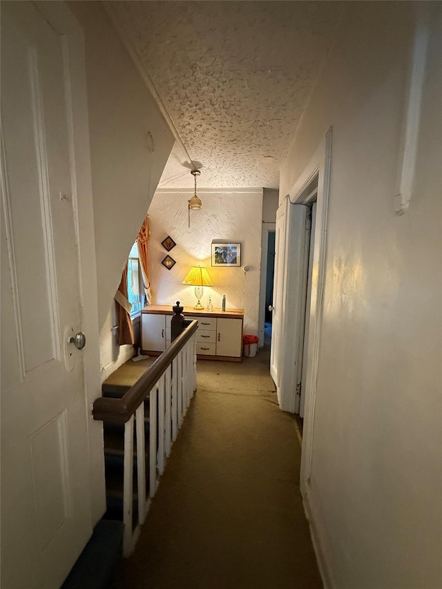 39 Rathbun Ave, White Plains, NY 10606 - hallway with a textured ceiling and a textured wall