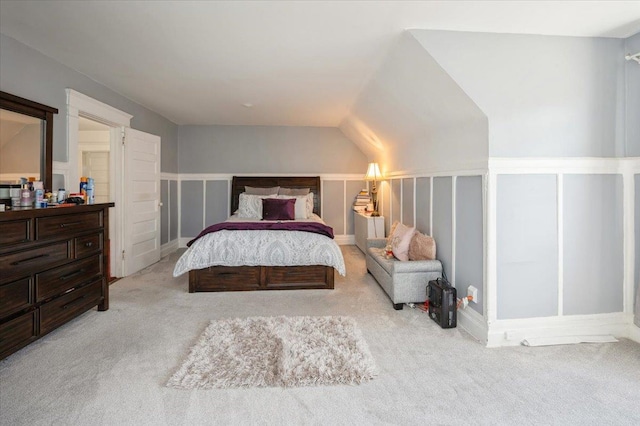 bedroom with carpet