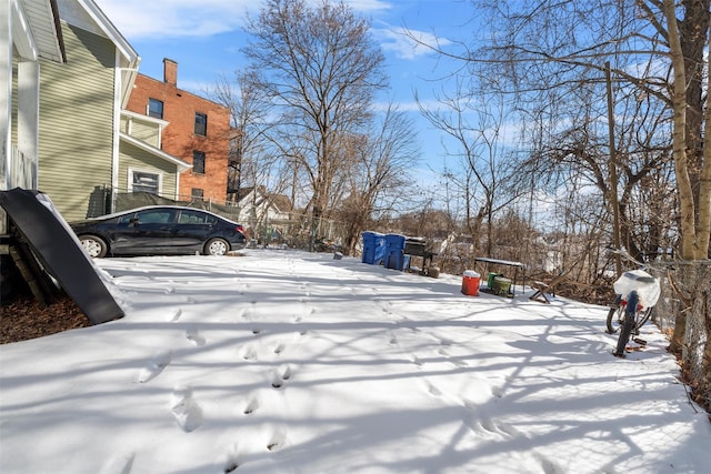86 Linden Ave, Middletown, NY 10940 - view of yard covered in snow