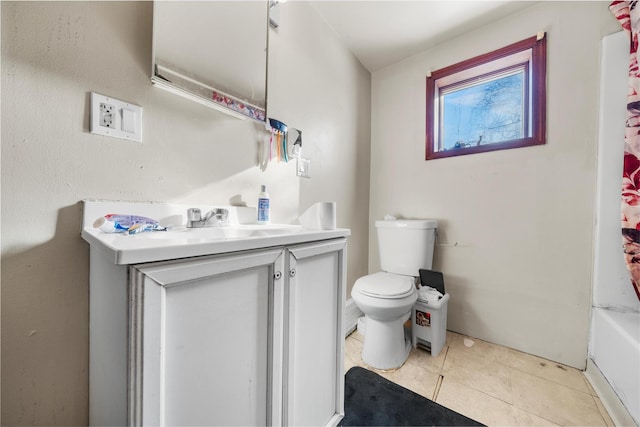 86 Linden Ave, Middletown, NY 10940 - full bathroom with toilet, tile patterned floors, and vanity
