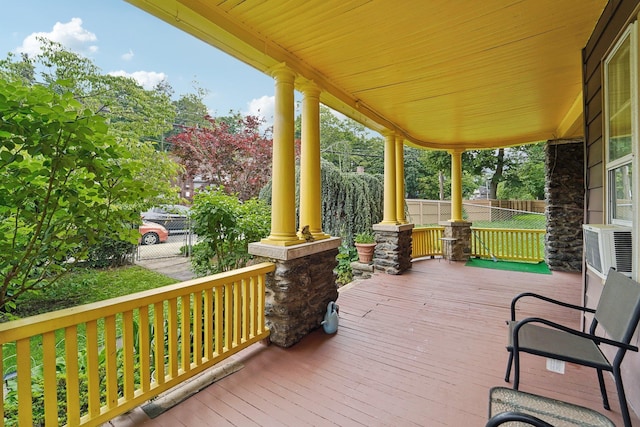 227 Valentine Ln, Yonkers, NY 10705 - view of wooden porch
