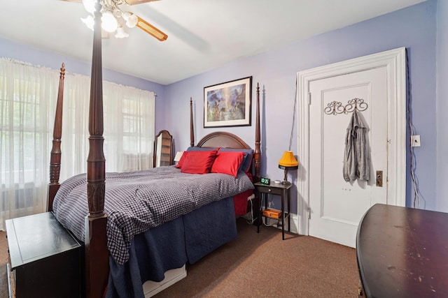 227 Valentine Ln, Yonkers, NY 10705 - carpeted bedroom with ceiling fan