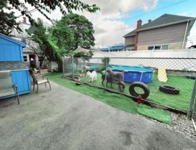 exterior space with fence