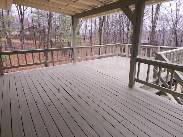 51 Glenerie Ln, Saugerties, NY 12477 - view of wooden deck