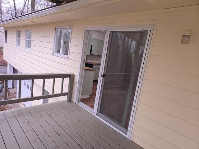 51 Glenerie Ln, Saugerties, NY 12477 - view of wooden deck