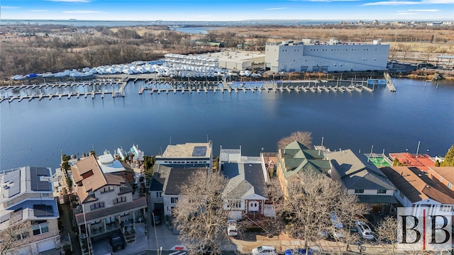 2394 National Dr, Brooklyn, NY 11234 - birds eye view of property featuring a water view