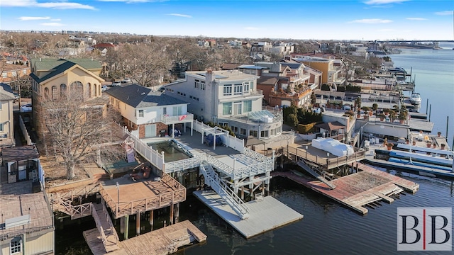 2394 National Dr, Brooklyn, NY 11234 - drone / aerial view featuring a water view