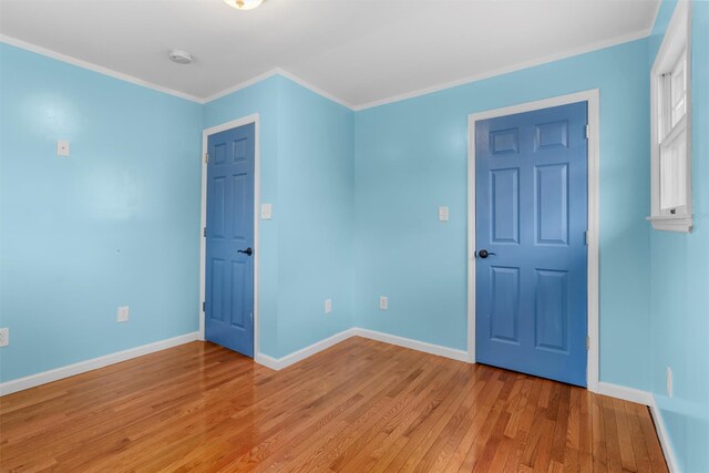 24 Patricia Ln, Washingtonville, NY 10992 - empty room featuring baseboards, ornamental molding, and light wood-type flooring