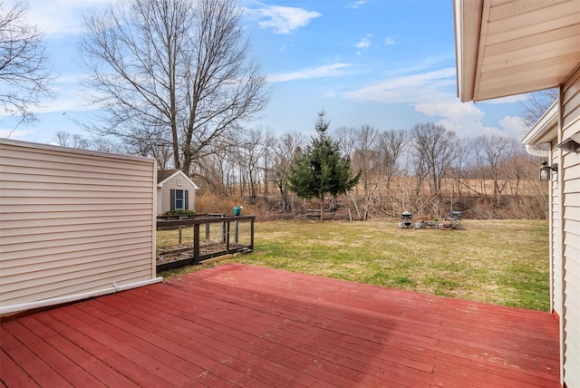 24 Patricia Ln, Washingtonville, NY 10992 - wooden deck with a lawn
