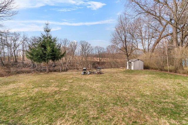 24 Patricia Ln, Washingtonville, NY 10992 - view of yard with an outbuilding and a storage shed