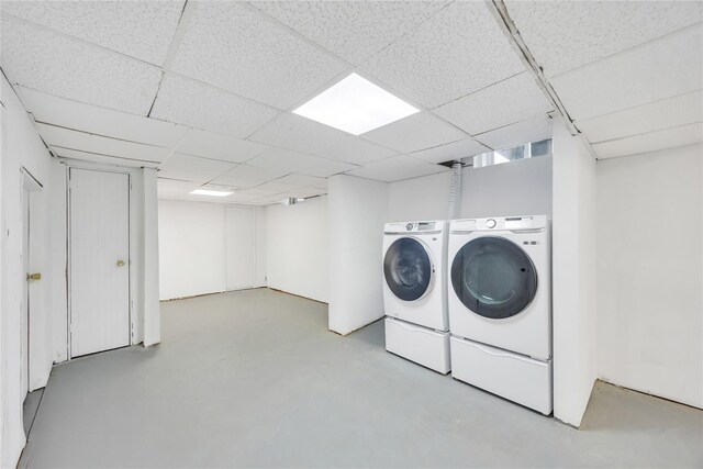 laundry room featuring laundry area and independent washer and dryer