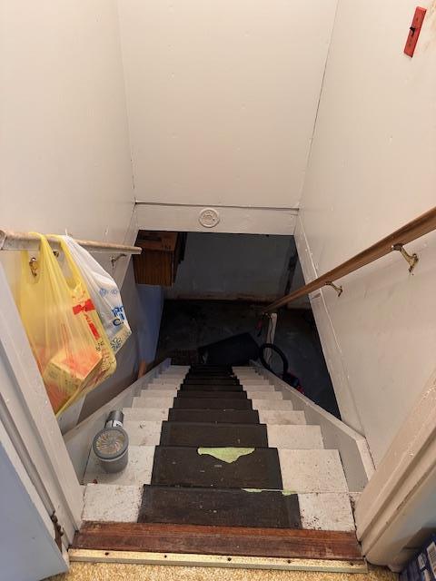 view of staircase