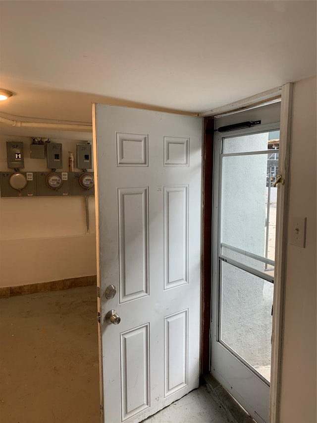 2263 Ryer Ave, Bronx, NY 10457 - interior space featuring concrete floors and electric panel