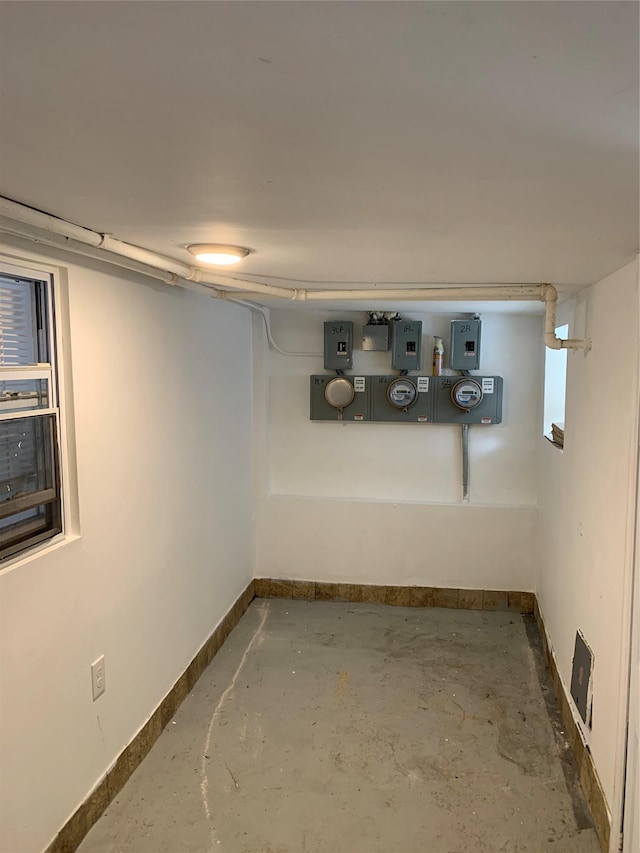 2263 Ryer Ave, Bronx, NY 10457 - basement with electric panel and baseboards