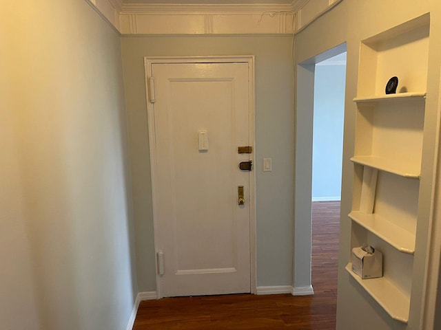 78-05 Park Dr E Unit 4B, Kew Garden Hills, NY 11367 - hallway with dark wood finished floors