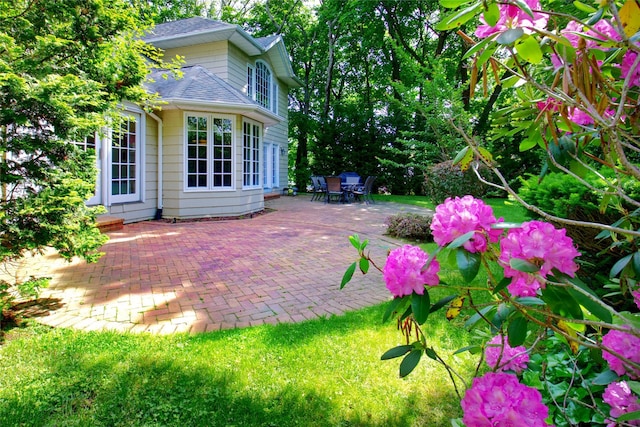 65 Elm Dr, East Hills, NY 11576 - view of patio / terrace with outdoor dining space