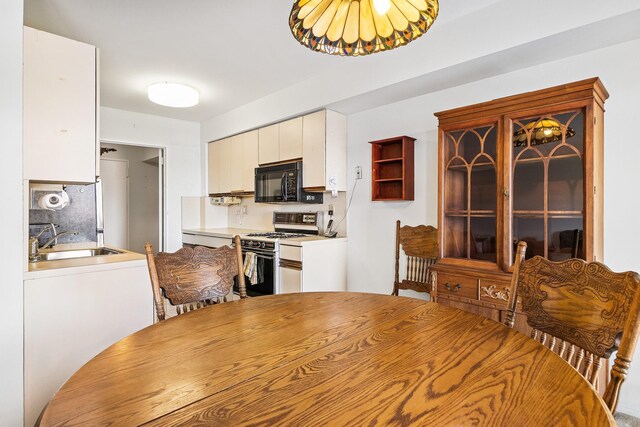 view of dining area