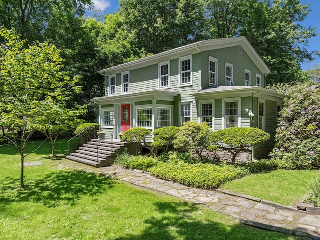 27 Powder Mill Rd, Newburgh, NY 12550 - view of front of home featuring a front lawn