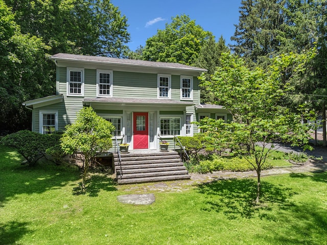 27 Powder Mill Rd, Newburgh, NY 12550 - view of front of home featuring a front yard