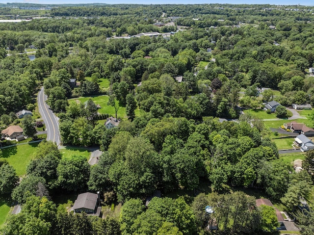 27 Powder Mill Rd, Newburgh, NY 12550 - aerial overview of property's location with a forest