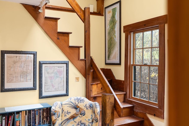 view of stairs