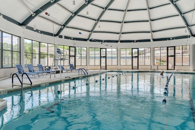view of indoor community pool